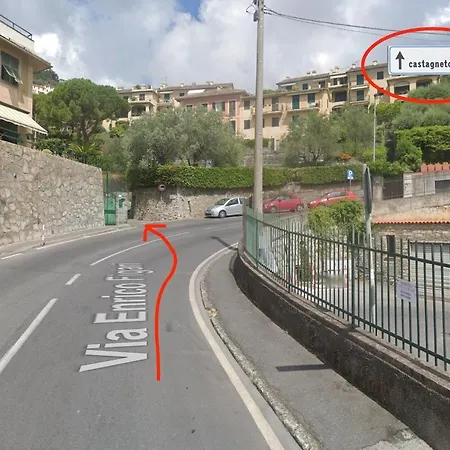 Sea-view With Balcony & Free Private Parking, Camogli