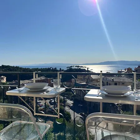 Apartamento Sea-view With Balcony & Free Private Parking, Camogli