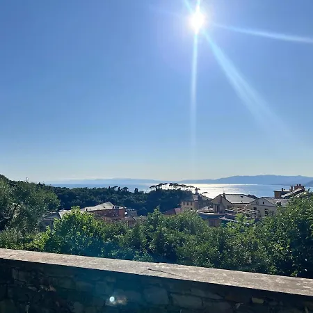 Appartamento Sea-view With Balcony & Free Private Parking, Camogli