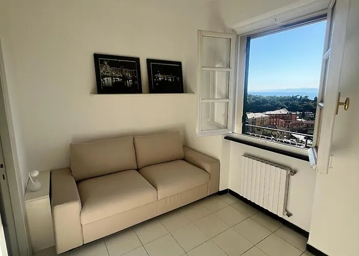 Lejlighed Sea-view With Balcony & Free Private Parking, Camogli